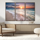 Sunset Beach Wall Art – Soothing Coastal Landscape, Ready to by MyGreatCanvas | Canvas Wall Art Prints | Photo Prints & Wall Decor