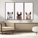 Horse Wall Art - Minimalist Horse Triptych Wall Art – Modern by MyGreatCanvas | Canvas Wall Art Prints | Photo Prints & Wall Decor