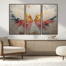 Golden Angel Wings Wall Art Canvas Print – Stunning Abstract by MyGreatCanvas | Canvas Wall Art Prints | Photo Prints & Wall Decor