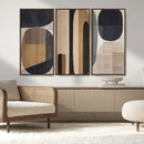 Wabi Sabi Canvas Print - Geometric Abstract Wall Art Canvas