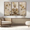 Serene Buddha Wall Art | Yoga Room Decor and Meditation Wall