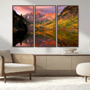 Colorado Rockies Mountain Sunset Wall Art | Ready to Hang by MyGreatCanvas | Canvas Wall Art Prints | Photo Prints & Wall Decor