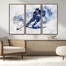 Hockey Player Wall Art Canvas Print - Sports-Inspired