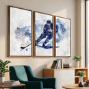 Hockey Player Wall Art Canvas Print - Sports-Inspired