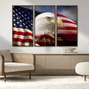 American Flag Eagle Symbol Wall Art, American Flag Eagle by MyGreatCanvas | Canvas Wall Art Prints | Photo Prints & Wall Decor