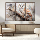 Barn Owl Wall Art | Watercolor Barn Owl Canvas Print | by MyGreatCanvas | Canvas Wall Art Prints | Photo Prints & Wall Decor