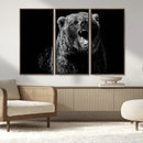 Bear Canvas Print | Wildlife Wall Art for Cabin Decor |