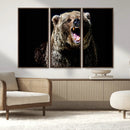 Grizzly Bear Canvas Print | Wildlife Wall Art for Cabin by MyGreatCanvas | Canvas Wall Art Prints | Photo Prints & Wall Decor