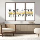 Farmhouse Wall Art Sheep Print | Ready to Hang Framed Canvas by MyGreatCanvas | Canvas Wall Art Prints | Photo Prints & Wall Decor