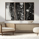 Winter Horse Snow Wall Art Canvas Print