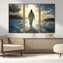Jesus Walking on Water Wall Art | Canvas Print | Ready to
