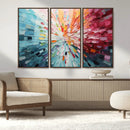 Radiant Bloom Abstract Floral Wall Art Canvas Print - by MyGreatCanvas | Canvas Wall Art Prints | Photo Prints & Wall Decor