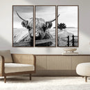 Scottish Highland Cow Wall Art | Rustic Farmhouse Décor | by MyGreatCanvas | Canvas Wall Art Prints | Photo Prints & Wall Decor