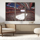 Barton Malow Little Caesars Arena Detroit Wall Art Canvas