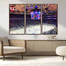 Madison New York Rangers Hockey Stadium Wall Art Canvas