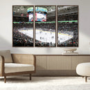 Sharks Arena Blackhawks Sharks Ice Hockey Stadium Wall Art by MyGreatCanvas | Canvas Wall Art Prints | Photo Prints & Wall Decor