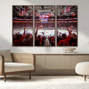 Carolina Hurricanes Ice Hockey Stadium Wall Art, Carolina