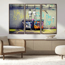 Banksy Life is Short Wall Art - Iconic Graffiti Art on by MyGreatCanvas | Canvas Wall Art Prints | Photo Prints & Wall Decor