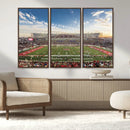 Framed Houston Cougars Football Team Print - Houston TDECU by MyGreatCanvas | Canvas Wall Art Prints | Photo Prints & Wall Decor