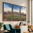 Framed Houston Cougars Football Team Print - Houston TDECU