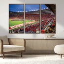 Wisconsin Badgers Football Team Print - Madison Camp Randall by MyGreatCanvas | Canvas Wall Art Prints | Photo Prints & Wall Decor