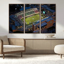 University of North Texas Mean Green Football Artwork,