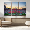 NC State Wolfpack Football Team Print Wall Art - Raleigh