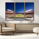 Rutgers Scarlet Knights Football Team Print - Piscataway SHI by MyGreatCanvas | Canvas Wall Art Prints | Photo Prints & Wall Decor