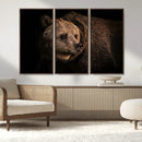 Wild Grizzly 399 Bear Canvas Wall Art Print, Bear Animal by MyGreatCanvas | Canvas Wall Art Prints | Photo Prints & Wall Decor
