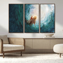 Powerful Jesus Canvas Print - Hand of Salvation,