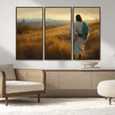 Jesus the Good Shepherd Wall Art Canvas Print -