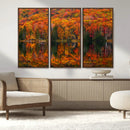 Fall Foliage Wall Art - Autumn Reflection Canvas Print, by MyGreatCanvas | Canvas Wall Art Prints | Photo Prints & Wall Decor