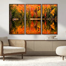 Forest Reflection Art | Autumn Forest Reflection Wall Art | by MyGreatCanvas | Canvas Wall Art Prints | Photo Prints & Wall Decor