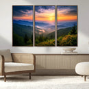 Majestic Mountain Sunrise Print | Landscape Wall Art | by MyGreatCanvas | Canvas Wall Art Prints | Photo Prints & Wall Decor