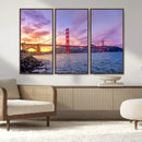 Golden Gate Bridge Wall Art Canvas Print – Framed San by MyGreatCanvas | Canvas Wall Art Prints | Photo Prints & Wall Decor