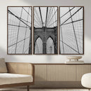 Large Brooklyn Bridge Wall Art Canvas Print