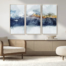 Abstract Mountain Range Art Canvas Print | 3 Panel by MyGreatCanvas | Canvas Wall Art Prints | Photo Prints & Wall Decor
