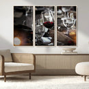 Red Wine and Glass Canvas Print by MyGreatCanvas | Canvas Wall Art Prints | Photo Prints & Wall Decor