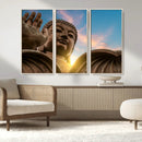 Buddha Statue and Daylight Wall Art, Buddha Statue Wall Art by MyGreatCanvas | Canvas Wall Art Prints | Photo Prints & Wall Decor