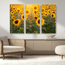 Sunflower Sunshine Wall Art Canvas Print by MyGreatCanvas | Canvas Wall Art Prints | Photo Prints & Wall Decor