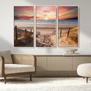 Sunset on the Sea Wall Art Canvas Print by MyGreatCanvas | Canvas Wall Art Prints | Photo Prints & Wall Decor