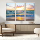 Coastal Wall Art - Vintage World Map Canvas Print with