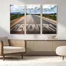 Recovery Road Wall Art Canvas Print