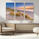 Sunrise On The Beach Wall Art Canvas Print