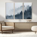 Foggy Pine Forest Wall Art Canvas Print by MyGreatCanvas | Canvas Wall Art Prints | Photo Prints & Wall Decor