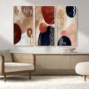 Boho Wall Art Canvas Print Set Mid-Century Prints Bohemian by MyGreatCanvas | Canvas Wall Art Prints | Photo Prints & Wall Decor
