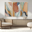 Boho Wall Art Canvas Print Set, Watercolor Boho Wall Art