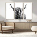 Fanny Scottish Highland Cow Cattle Art Print Farmhouse Wall by MyGreatCanvas | Canvas Wall Art Prints | Photo Prints & Wall Decor