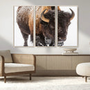 Bison Wall Art Canvas Print For Farmhouse, Wild Animal Wall by MyGreatCanvas | Canvas Wall Art Prints | Photo Prints & Wall Decor
