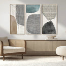 Canvas Print Wall Art Abstract Art Boho, Framed Boho Decor